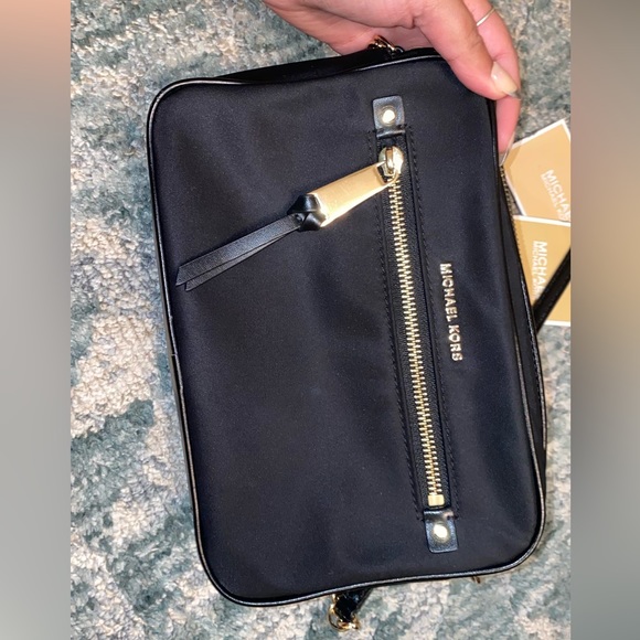 Michael Kors Black Nylon Crossbody Bag - Picture 5 of 13